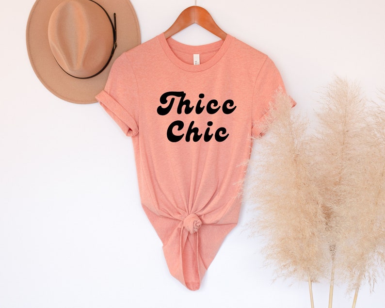 Thicc Chic Unisex T-Shirt, Gift for Her Christmas, Birthday Gift for Her, Gift for Mom, Christmas Gift for Mom, Wifey Bridal Tee