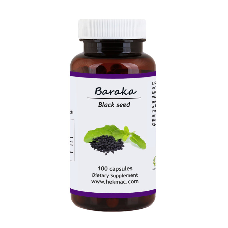 Black Seed – Organic Nigella Sativa – 100 Capsules