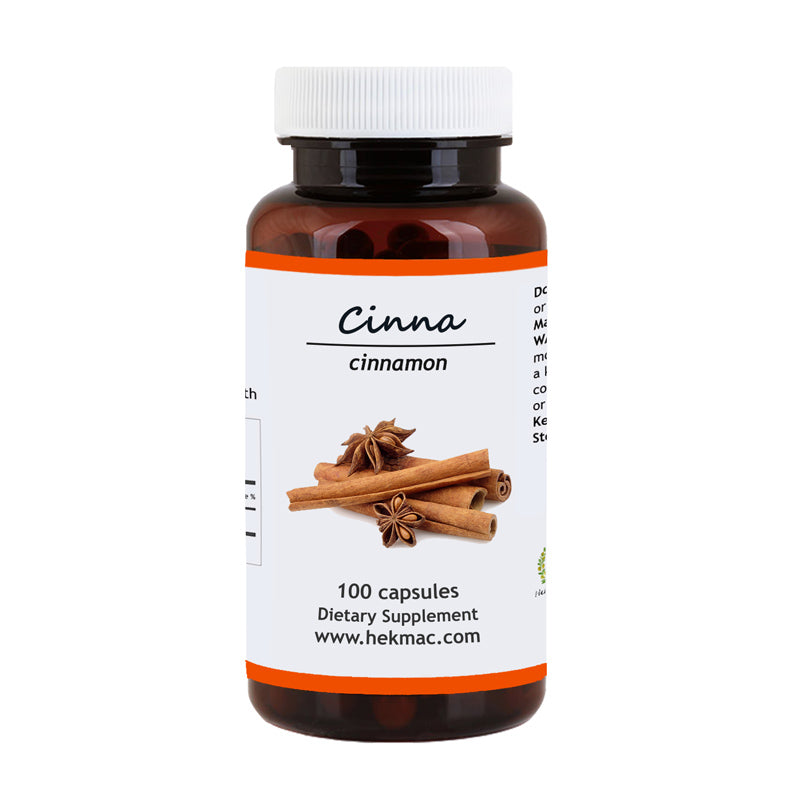 Cinnamon – Organic Cinnamomum Zeylanicum – 100 Capsules