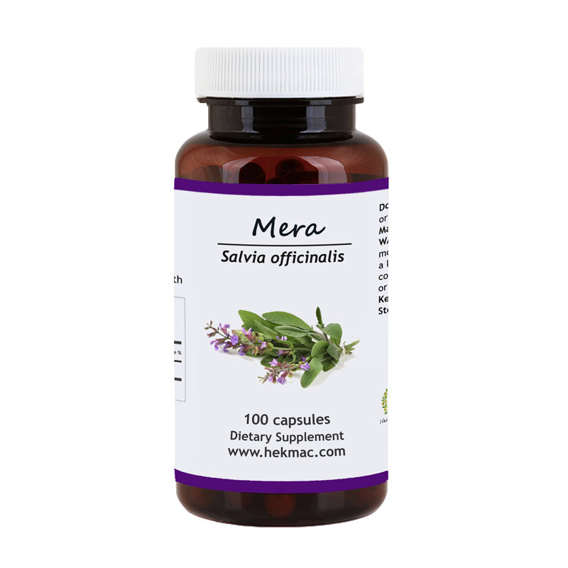 Sage Leaf – Organic Salvia Officinalis – 100 Capsules