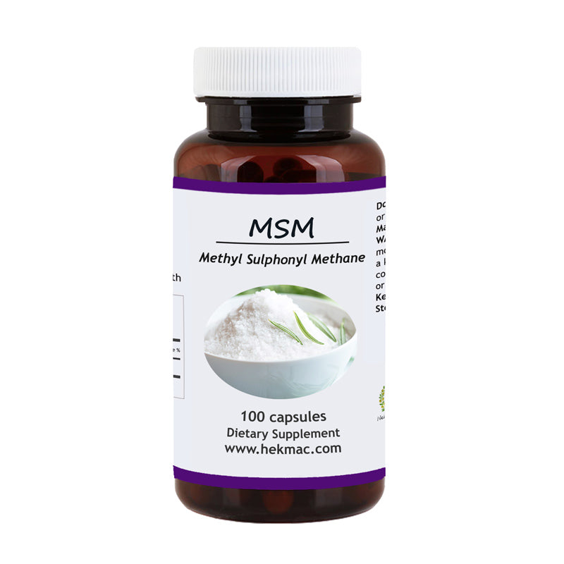 Msm – Methyl Sulfonyl Methane – 538 mg – 100 Capsules