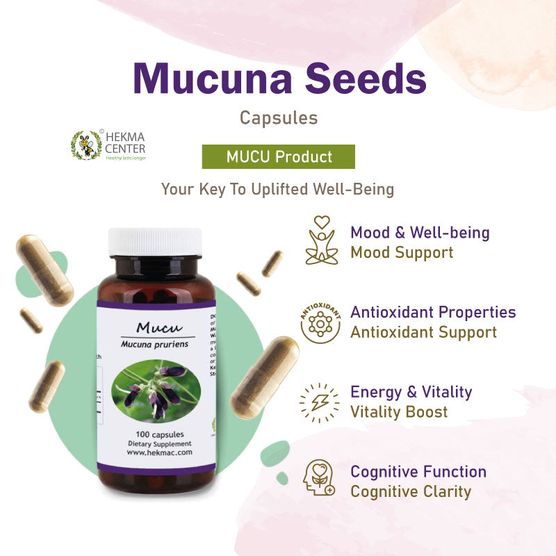 Mucuna Pruriens Seed – 100 Capsules