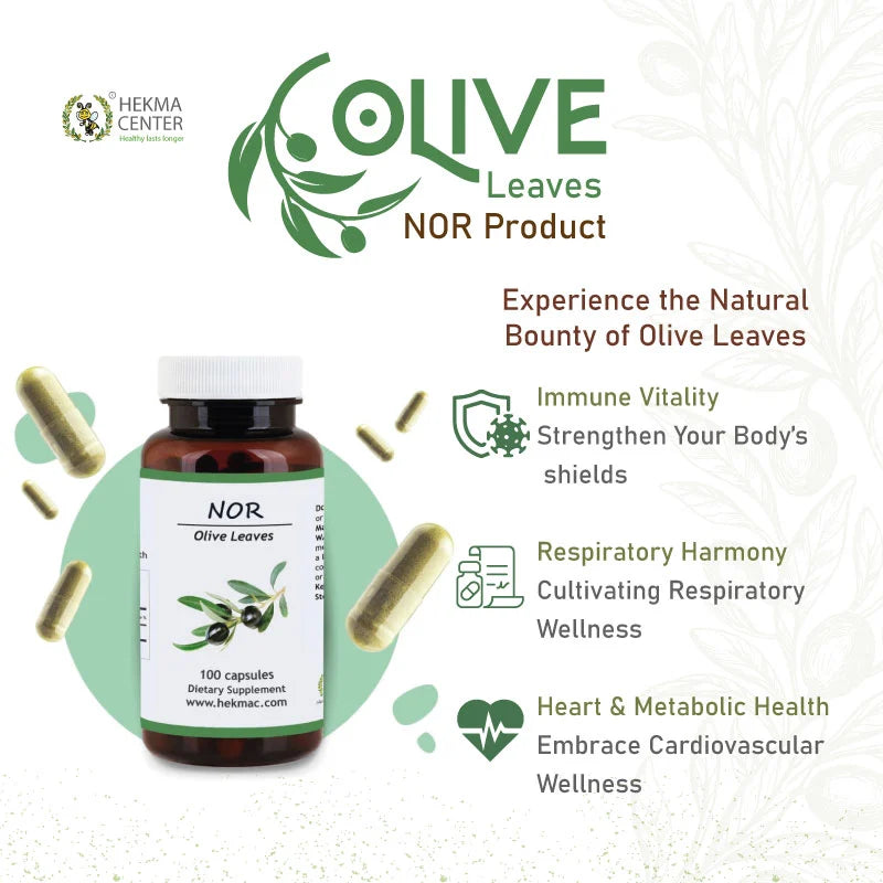 Olive Leaf – Organic Olea Europaea – 100 Capsules