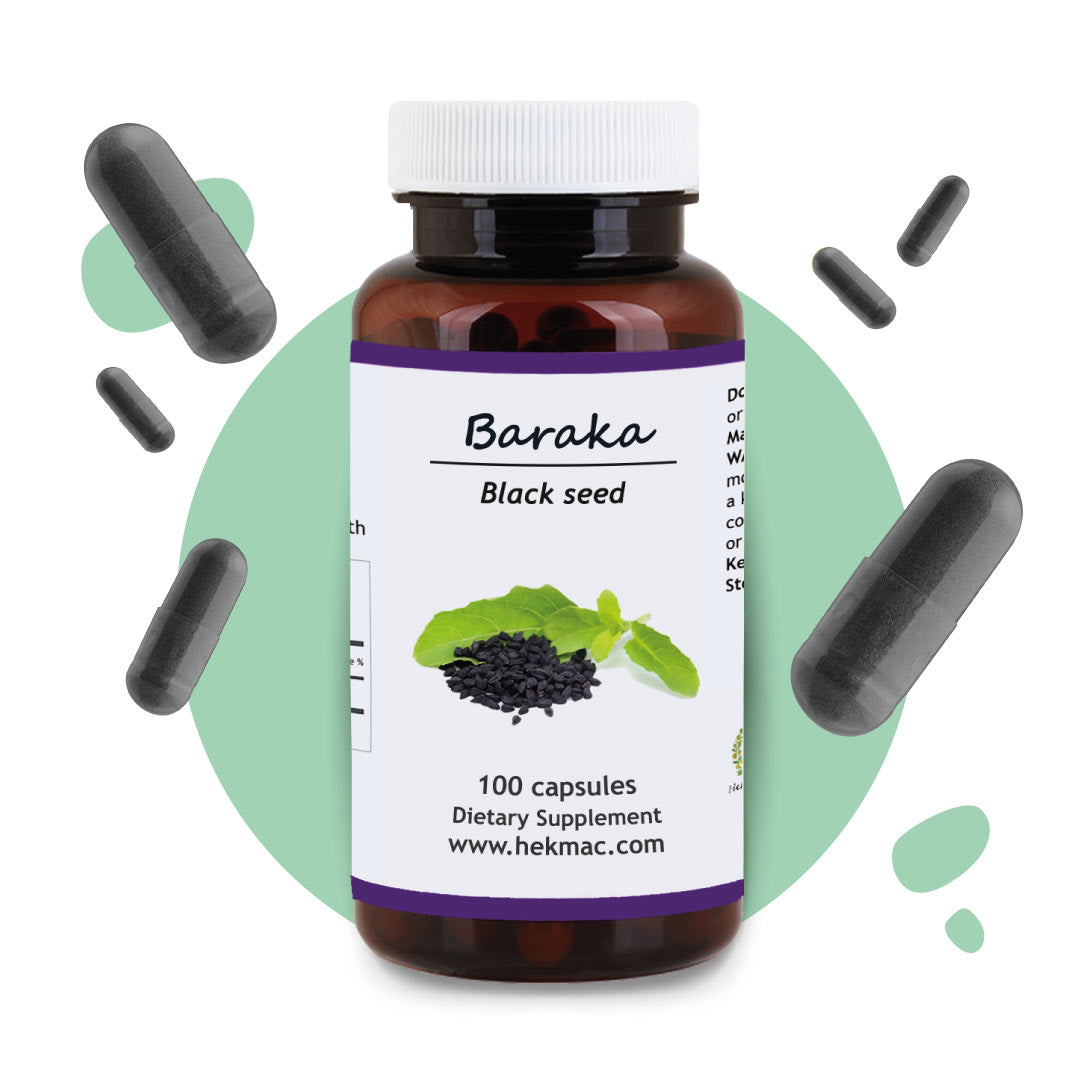 Black Seed – Organic Nigella Sativa – 100 Capsules