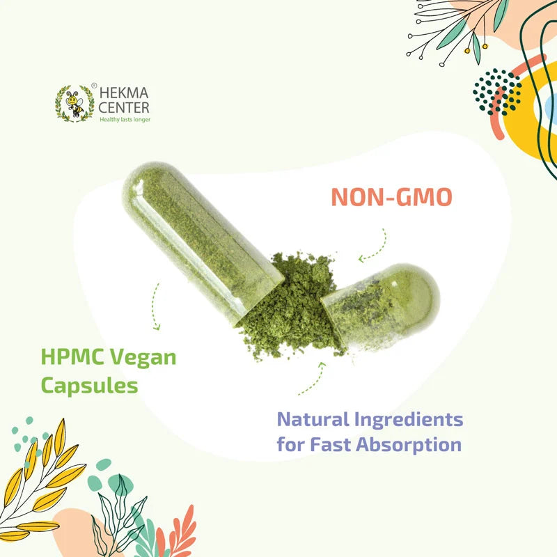 Maca Root Capsules – Organic Lepidium Meyenii – 100 Capsules