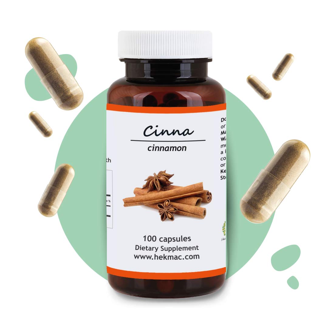Cinnamon – Organic Cinnamomum Zeylanicum – 100 Capsules