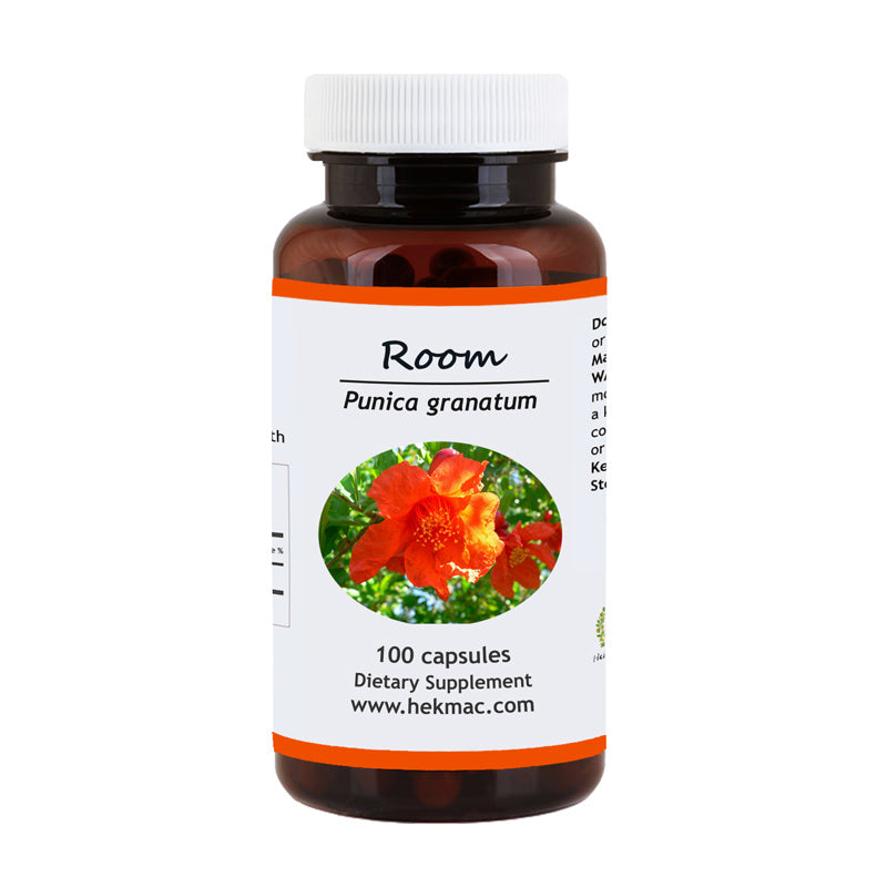 Pomegranate Peel – Organic Punica Granatum – 100 Capsules