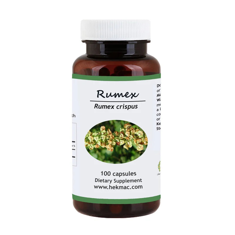 Rumex Crispus Root – Organic Yellow Dock – 100 Capsules