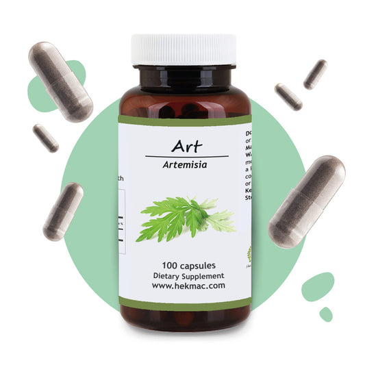 Artemisia Roots & Leaves Capsules – Organic Wormwood – 100 Capsules