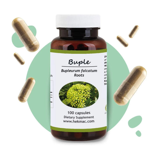 Bupleurum Falcatum Root – Organic Bupleurum Chinese – 100 Capsules