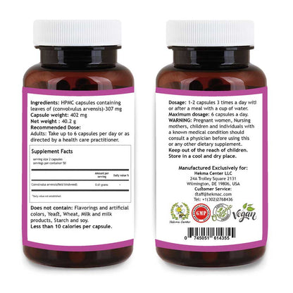 Bindweed – Organic Convolvulus Arvensis – 100 Capsules