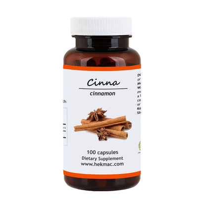 Cinnamon – Organic Cinnamomum Zeylanicum – 100 Capsules