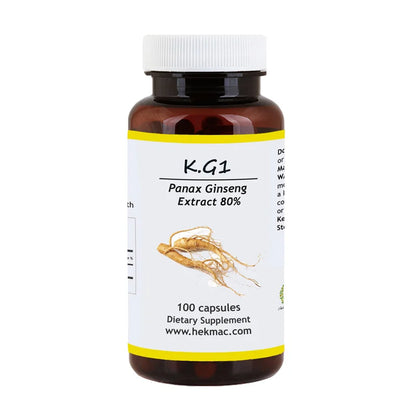 Korean Red Ginseng Root Extract Capsules – Organic Panax Ginseng – 100 Capsules