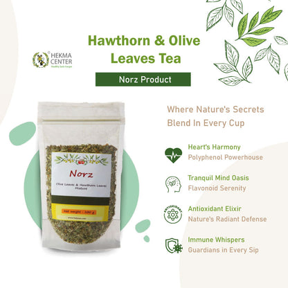 Olive Leaf and Hawthorn Tea – Herbal Tea – 100 gr