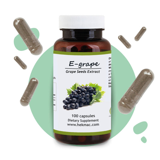 Grape Seed Extract – Organic Vitis Vinifera – 100 Capsules