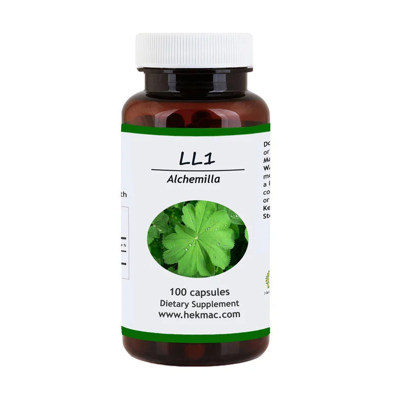 Alchemilla Capsules – Organic Lady’s Mantle Leaf – 100 Capsules