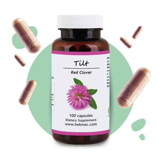 Red Clover – Organic Trifolium Pratense Flower – 100 Capsules