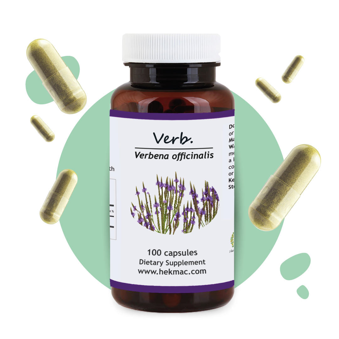 Vervain – Organic Verbena Officinalis – 100 Capsules