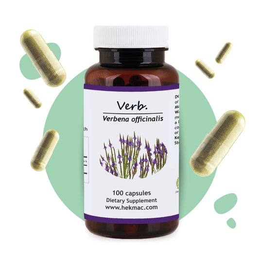 Vervain – Organic Verbena Officinalis – 100 Capsules