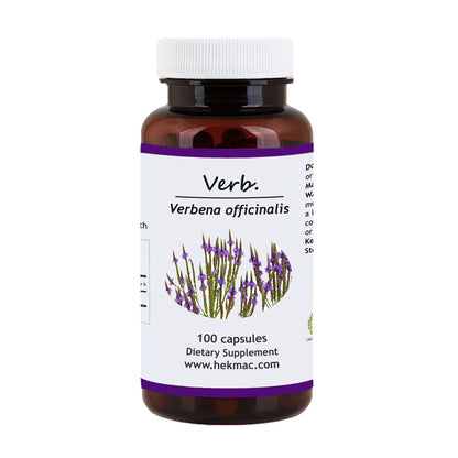 Vervain – Organic Verbena Officinalis – 100 Capsules